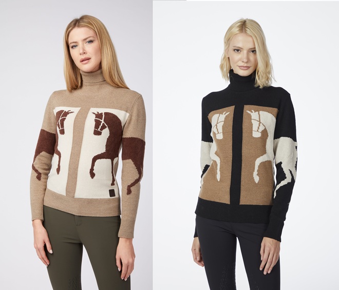 MAGLIONE COLLO ALTO IXELLES VESTRUM Donna, Felpe e Pile 